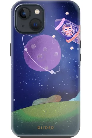 Glided Galaxy Cat - iPhone 13 Funda de teléfono - Tough case