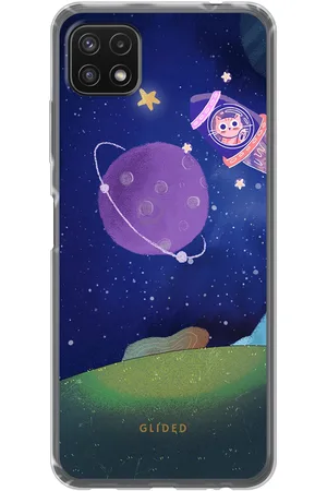 Glided Galaxy Cat - Samsung Galaxy A22 5G Funda de teléfono - Tough case