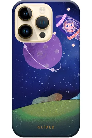 Glided Galaxy Cat - iPhone 14 Pro Funda de teléfono - Tough case