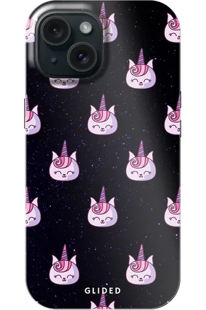 Glided Unicorn Meow - iPhone 15 Funda de teléfono - Tough case