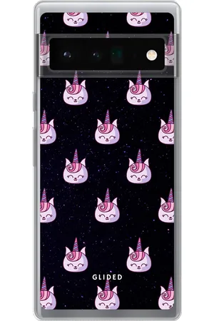 Glided Unicorn Meow - Google Pixel 6 Pro Funda de teléfono - Tough case