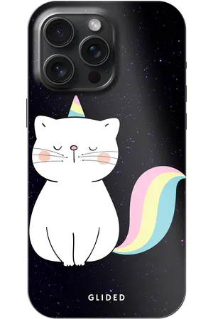 Glided Unicorn Cat - iPhone 15 Pro Max Funda de teléfono - Tough case