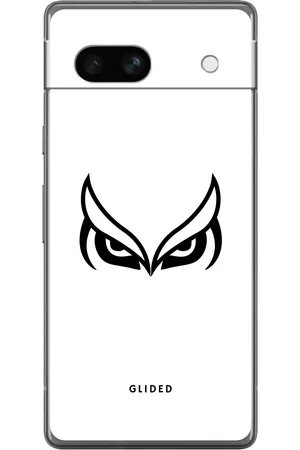 Glided White Owl - Google Pixel 7a Funda de teléfono - Tough case