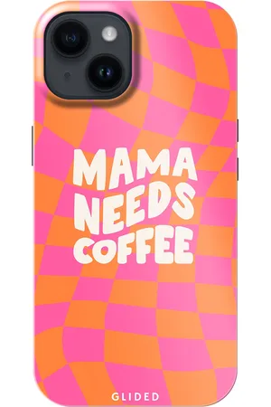 Glided Coffee Mom - iPhone 14 Funda de teléfono - Bumper case