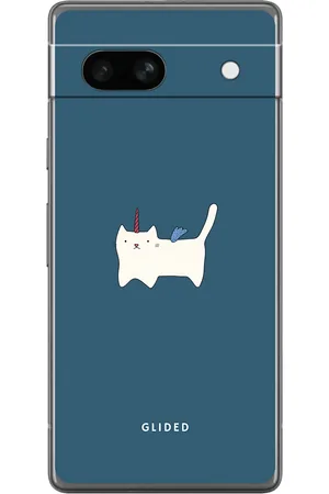 Glided Wonder Cat - Google Pixel 7a Funda de teléfono - Tough case