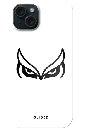 Glided White Owl - iPhone 15 Plus Funda de teléfono - Tough case