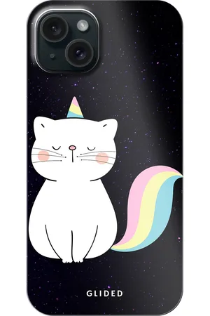 Glided Unicorn Cat - iPhone 15 Plus Funda de teléfono - Tough case