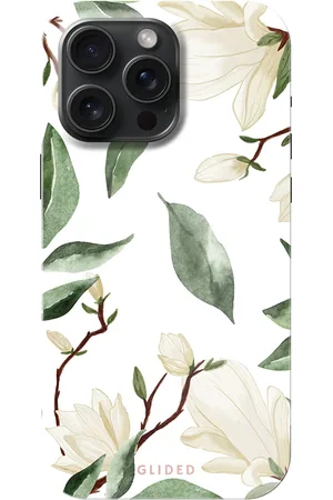 Glided White Elegance - iPhone 15 Pro Max Funda de teléfono - Tough case