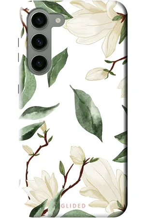 Glided White Elegance - Samsung Galaxy S23 Plus Funda de teléfono - Tough case