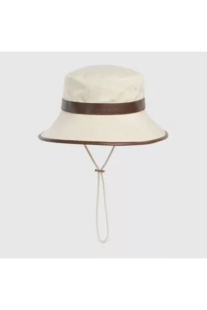 Gucci Hombre Sombreros - Sombrero Tipo Pescador Algodón Tira Barbilla, Talla XL