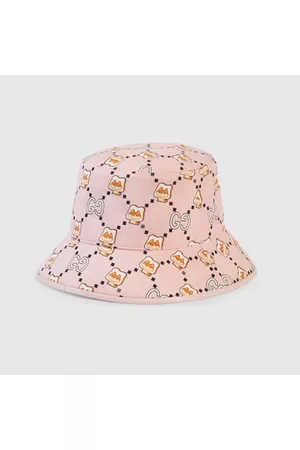 Gucci Mujer Sombreros - Sombrero Tipo Pescador con Estampado Animal GG, Talla S