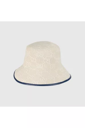 Gucci Mujer Sombreros - Sombrero Tipo Pescador Algodón con Bordado GG, Talla M