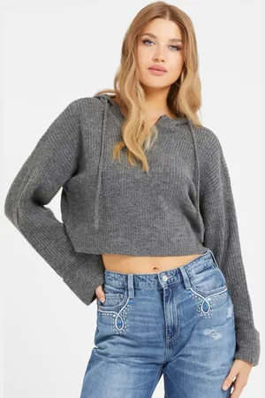 Guess Jersey Con Capucha Y Cremallera