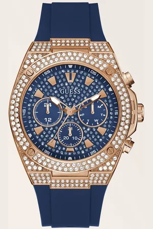 Guess Reloj Multifunción Con Cristales