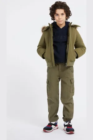 Guess Chaqueta Con Capucha De Pelo Sintético