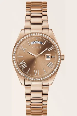 Guess Reloj Con Datario Y Cristales
