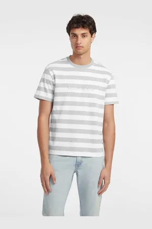 Guess Camiseta A Rayas Con Logotipo