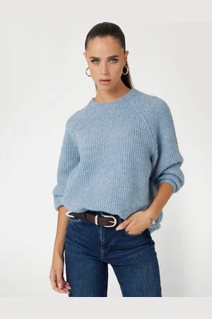 Guess Jersey De Mezcla De Lana Con Cuello Redondo