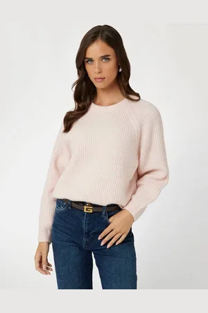 Guess Jersey De Mezcla De Lana Con Cuello Redondo