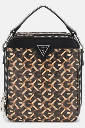 Guess Mini Bandolera Torino Con Logotipo Estampado