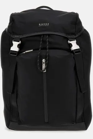 Guess Mochila Roma Con Detalles Saffiano