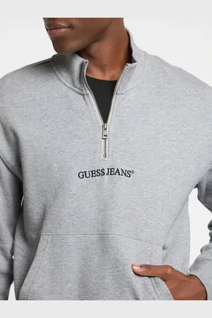 Guess Sudadera Con Media Cremallera Y Logotipo
