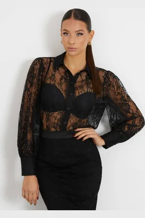 Guess Blusa De Encaje