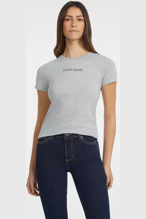 Guess Camiseta Con Logotipo Estampado Corte Slim