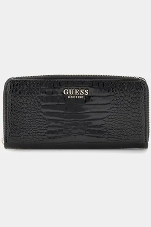 Guess Cartera Laurel Con Estampado Cocodrilo