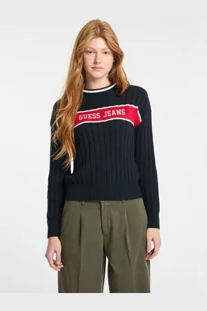 Guess Jersey Acanalado Con Cuello Redondo