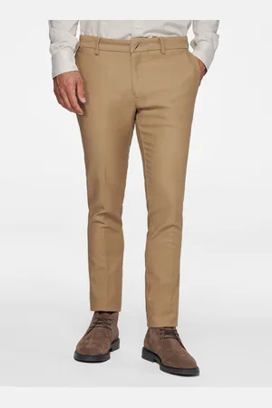 Gutteridge Pantalón chino slim fit de algodón acorazado