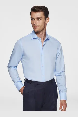 Gutteridge Camisa de popelina elástica