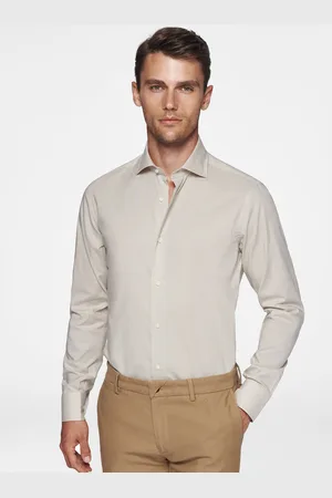 Gutteridge Camisa de popelina elástica