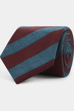 Gutteridge Corbata de lana a rayas