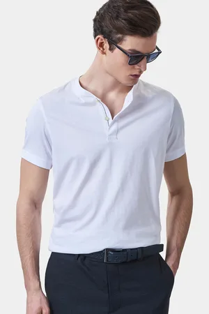 Gutteridge Camiseta Serafino en 100% algodón jersey supima