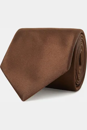 Gutteridge Corbata de seda de color sólido