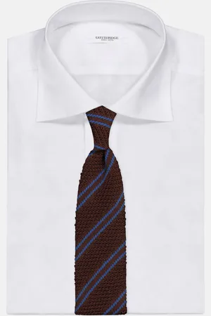 Gutteridge CORBATA DE PUNTO CON RAYAS DIAGONALES