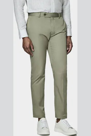 Gutteridge Pantalón chino slim fit de sarga ligera
