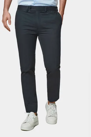 Gutteridge Pantalón chino slim fit de sarga de algodón