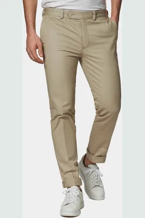 Gutteridge Pantalón chino slim fit de sarga de algodón