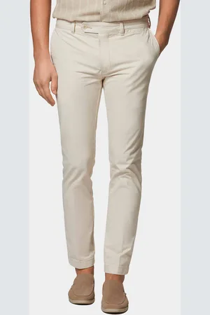 Gutteridge Pantalón chino slim fit de sarga de algodón