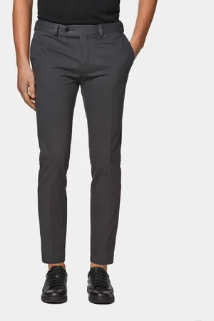 Gutteridge Pantalón chino slim fit de sarga de algodón