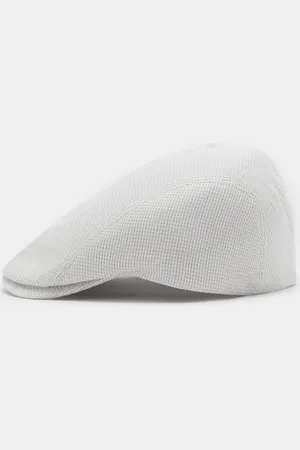 Gutteridge Gorra de pata de gallo de lino puro