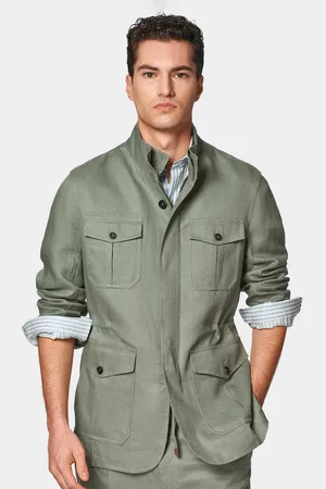 Gutteridge Field jacket de lino puro