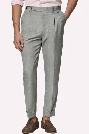Gutteridge Pantalón de pinzas Vitale Barberis Canonico de pura lana