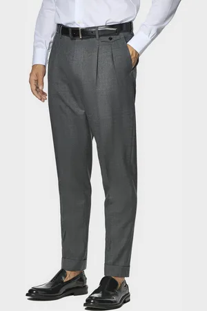Gutteridge Pantalón de pinzas Vitale Barberis Canonico de pura lana