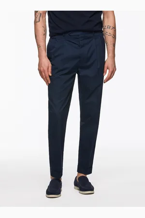 Gutteridge Pantalones de popelina con pliegues