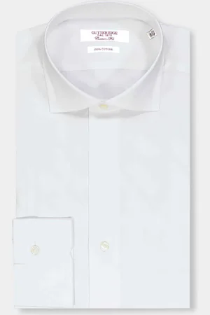 Gutteridge Camisa clásica confort fit en muselina de algodón