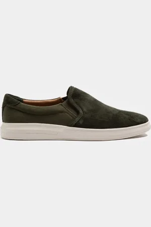 Gutteridge Slip-on de ante y lona