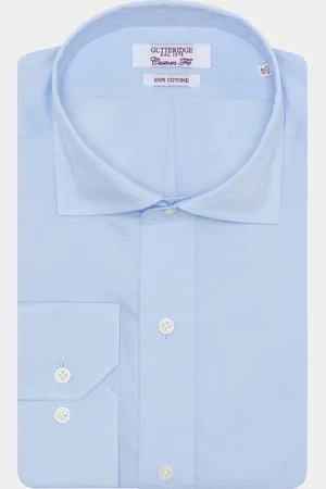 Gutteridge Cómoda camisa de algodón puro